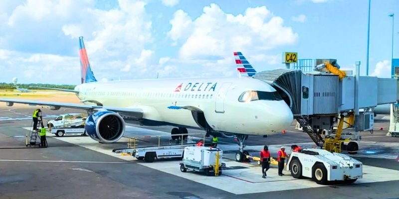 Delta Airlines Terminal at John F. Kennedy International Airport – JFK