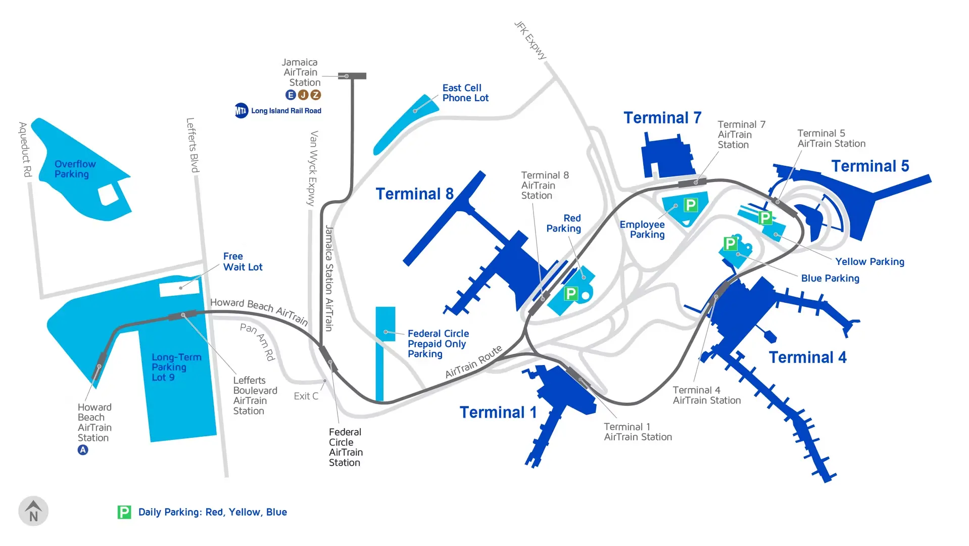 JFK Airport Terminal Map
