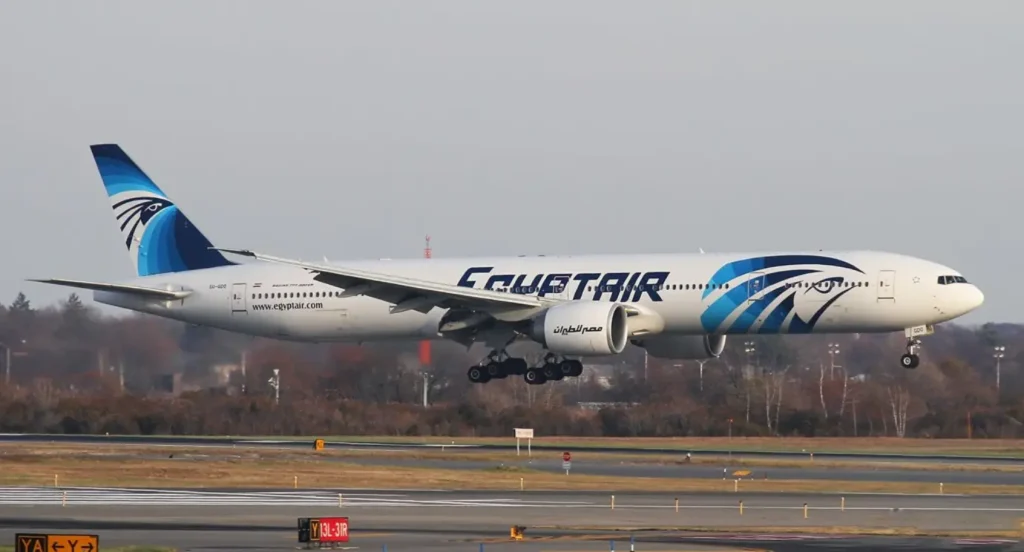 EgyptAir Arrival at JFK Terminal
