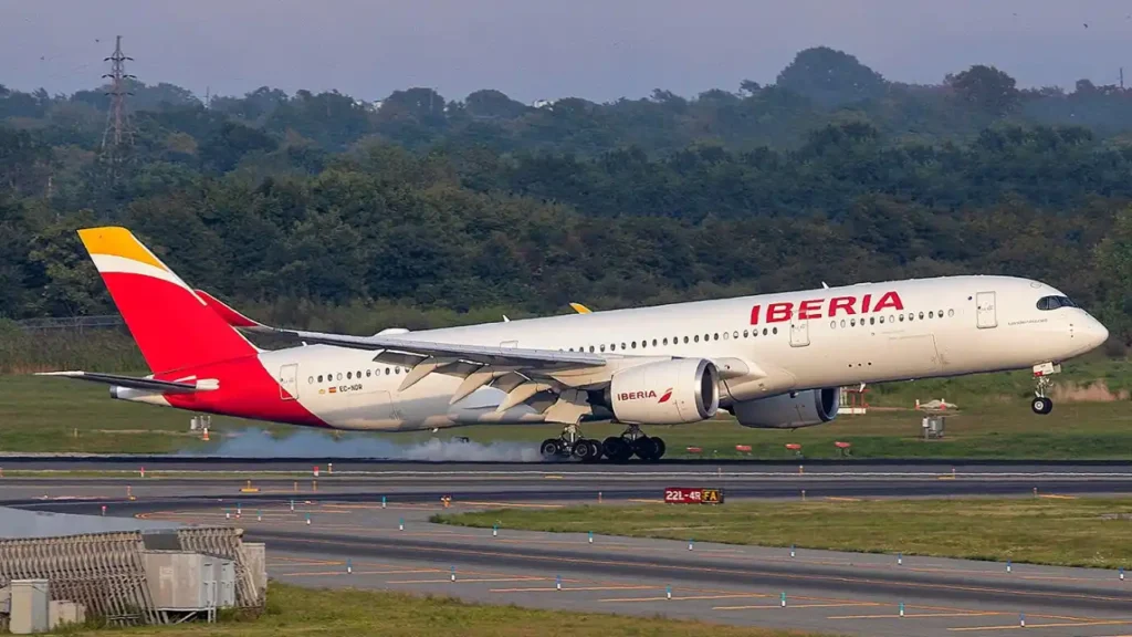 Iberia Airlines Arrivals at John F. Kennedy Airport