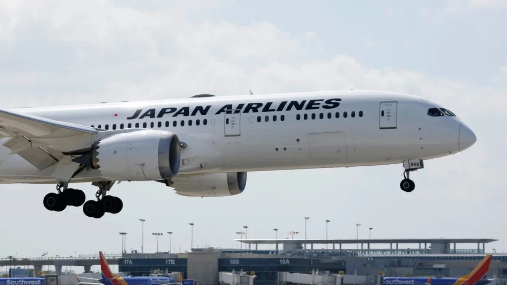 Arrivals at Japan Airlines John Kennedy Airport Terminal 