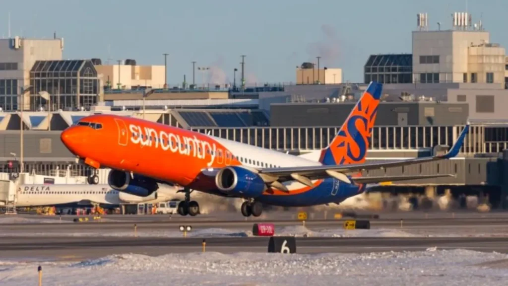 Arrivals at Sun Country Airlines JFK Airport Terminal