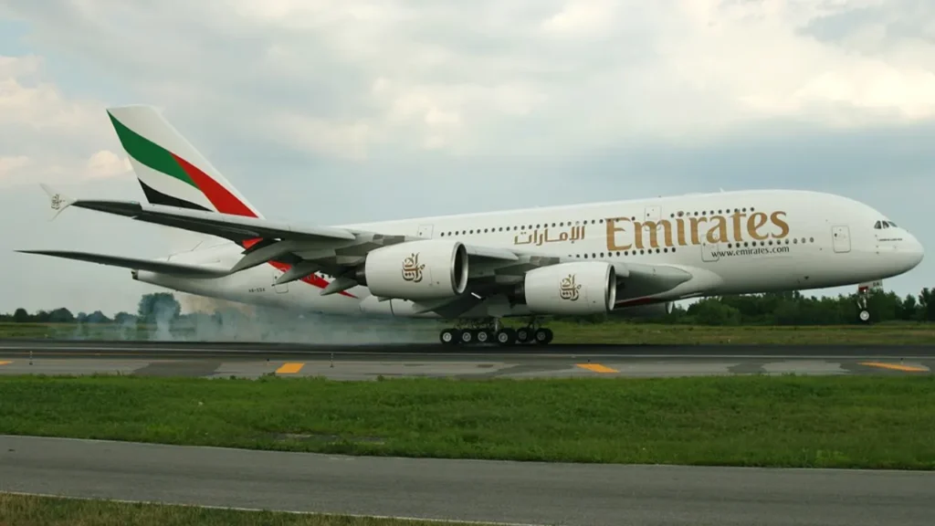 Emirates Airlines Arrival at John F. Kennedy Airport