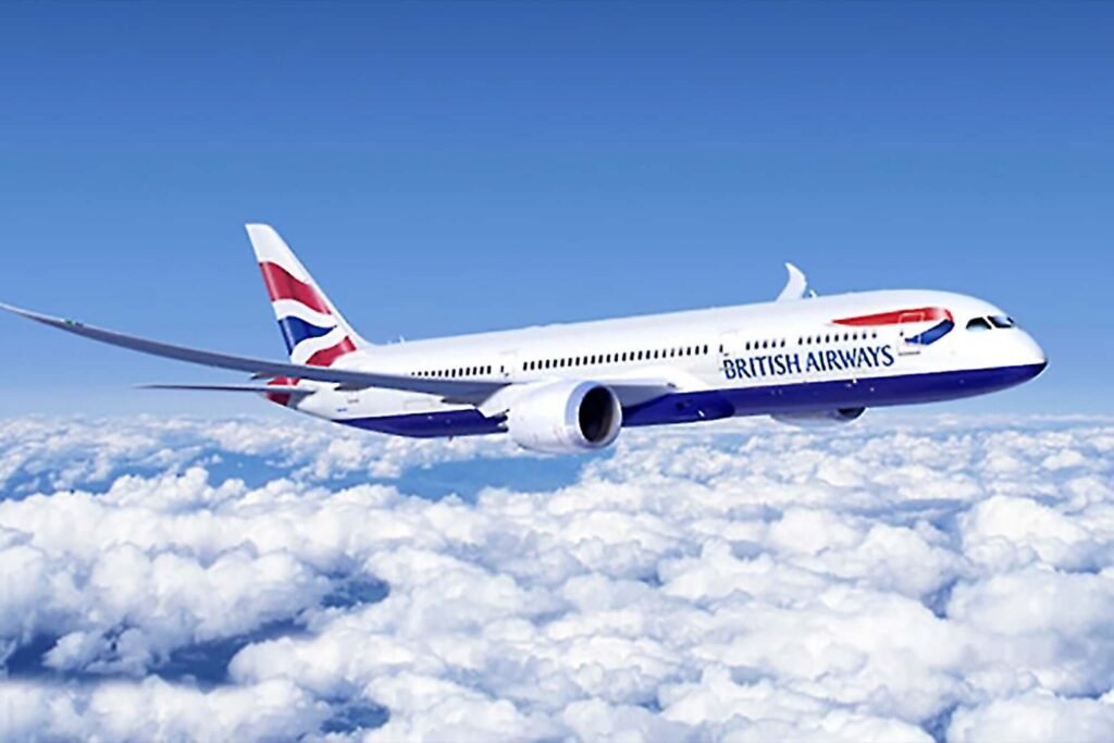 British Airways flight Arrivals at the John F. Kennedy Airport
