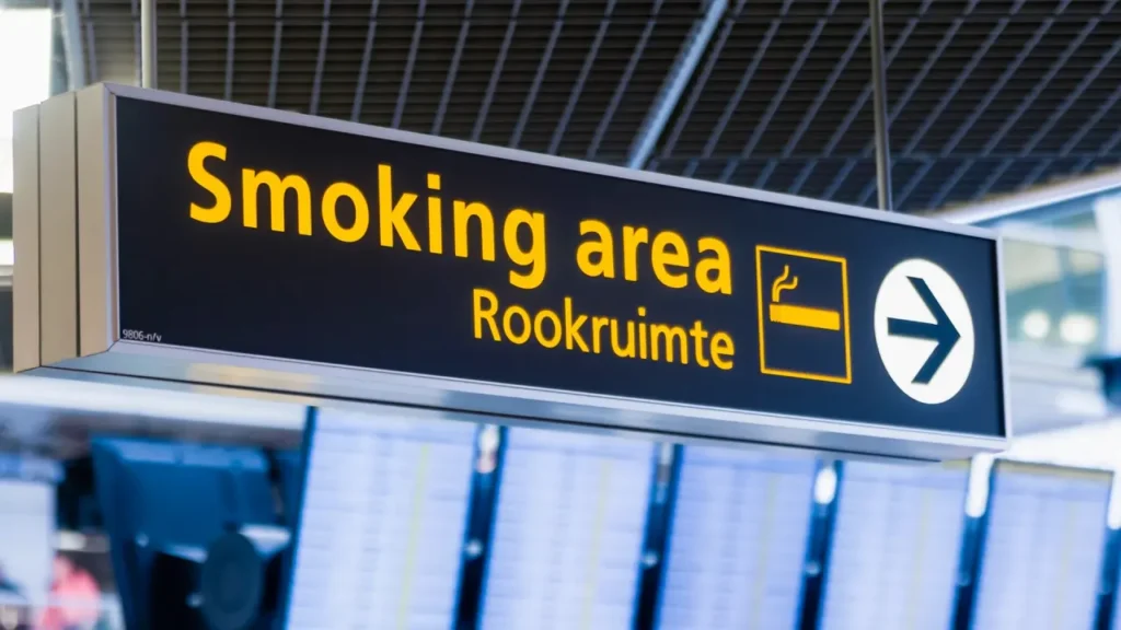 Does JFK Have a Smoking Area After Security Check- Points?